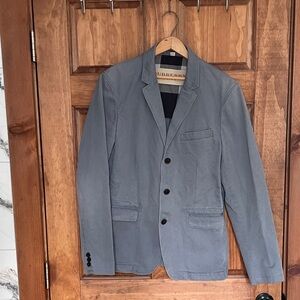 Burberry Brit Slate Gray Sports Jacket. Preppy, Academia, Fall, Men’s Size:M